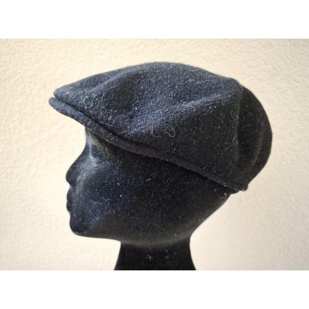 PRT Ultrabasque Wool Hat Newsboy Cabbie Baker Boy Czech Republic Black Cap